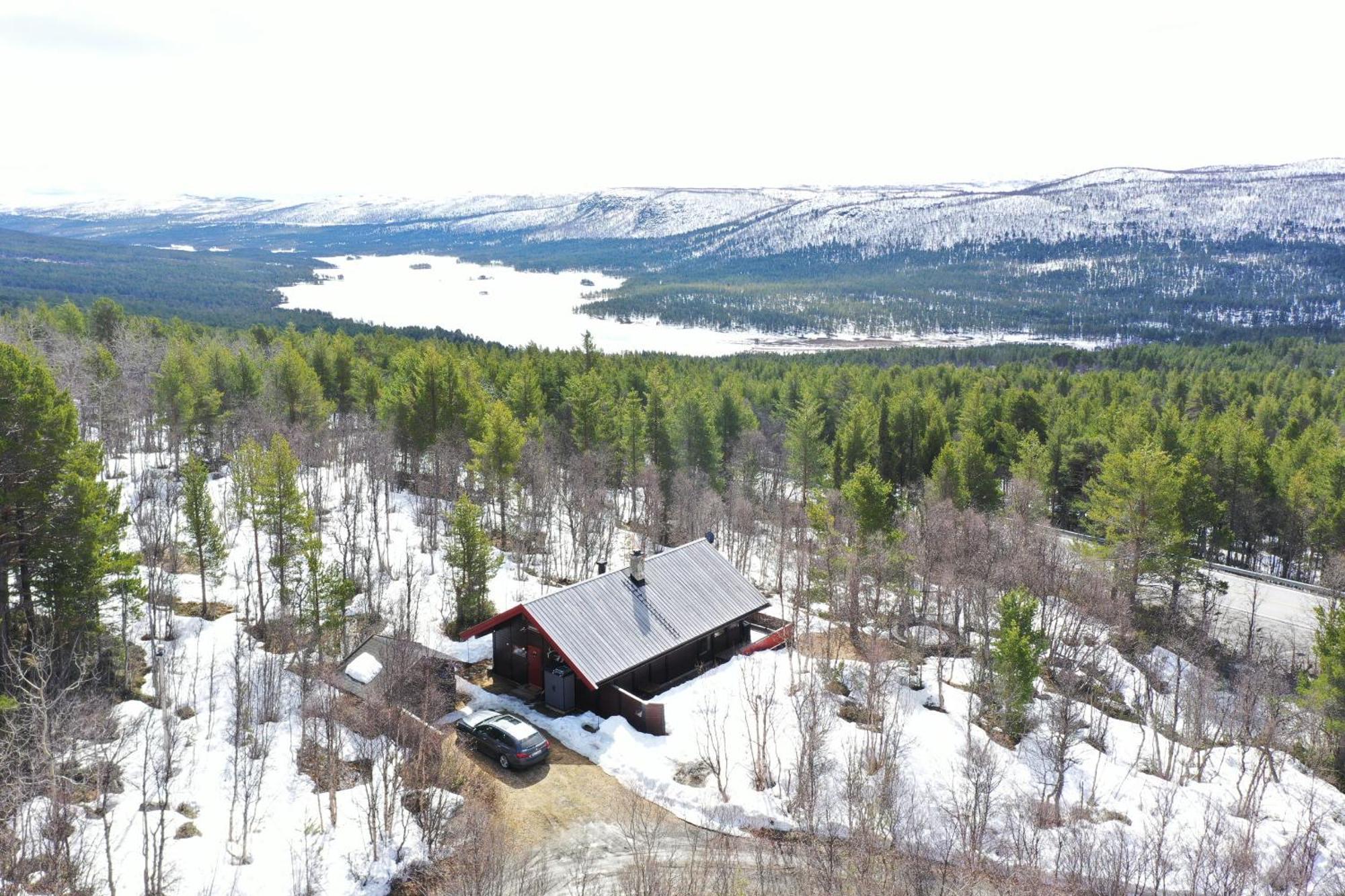 Koselig Hytte Med Usjenert Og Solrik Beliggenhet Geilo Exteriör bild
