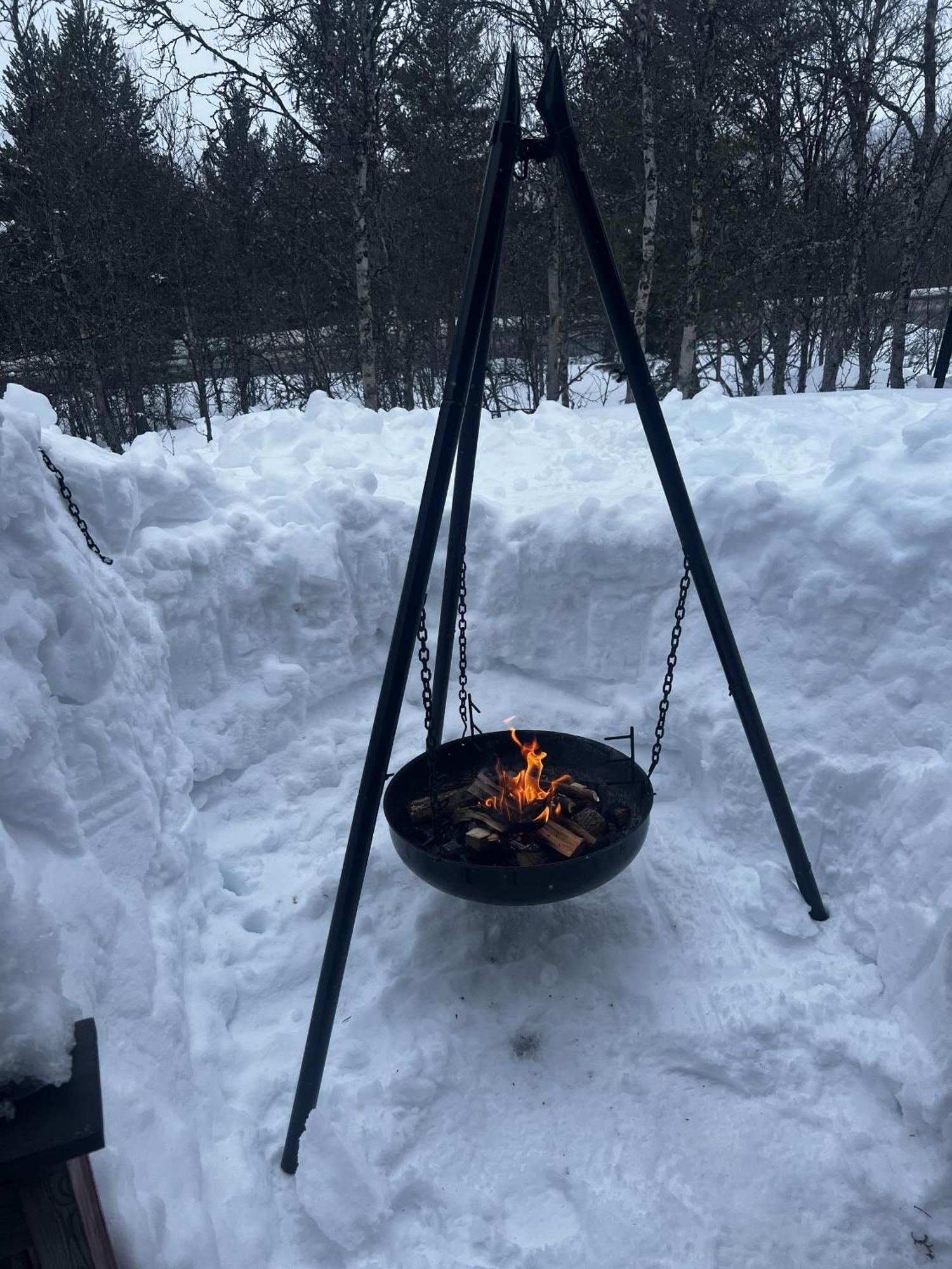 Koselig Hytte Med Usjenert Og Solrik Beliggenhet Geilo Exteriör bild