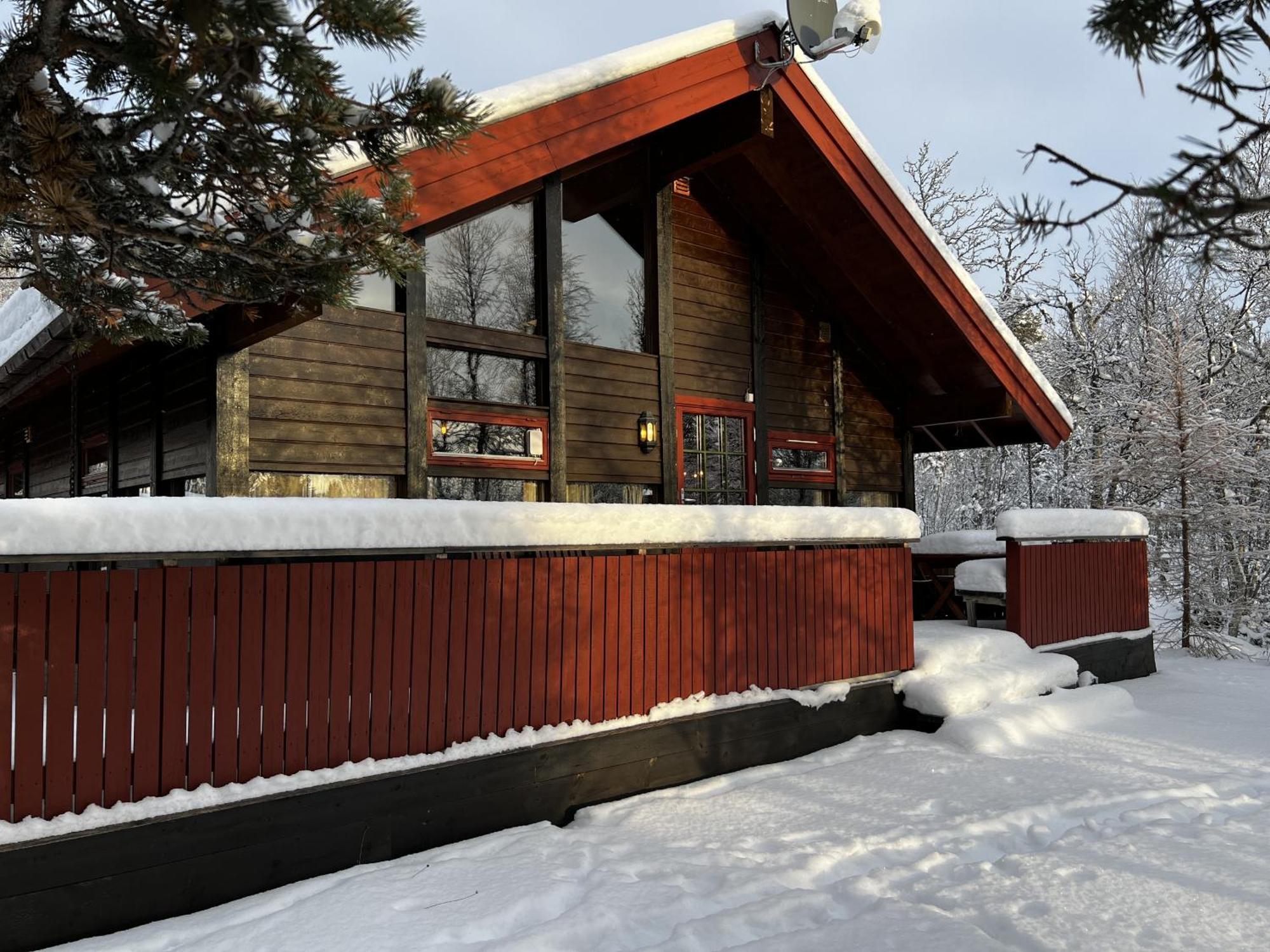 Koselig Hytte Med Usjenert Og Solrik Beliggenhet Geilo Exteriör bild